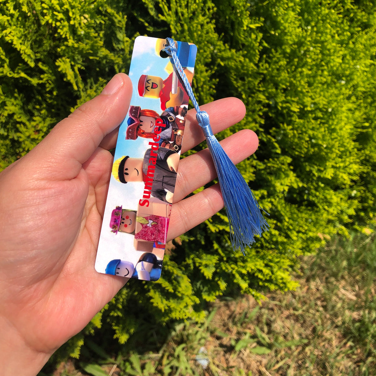 Personalized Metal Bookmark - One Side